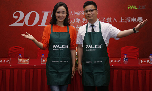 携手《人民的名义》赵子琪，上派品牌升级全面启动