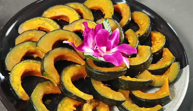 如何用上派免清洗集成灶，做一道低脂美味的风味小吃【贝贝南瓜】