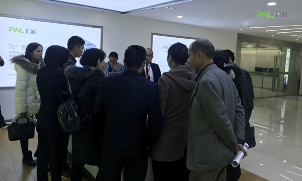  记山东、河南客户组团一行考察上派电器